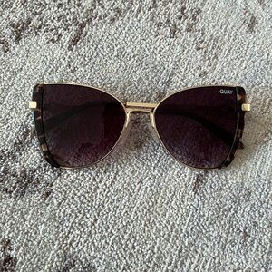 Gold Tortoise / Brown Quay GLOW UP Women's Sunglasses